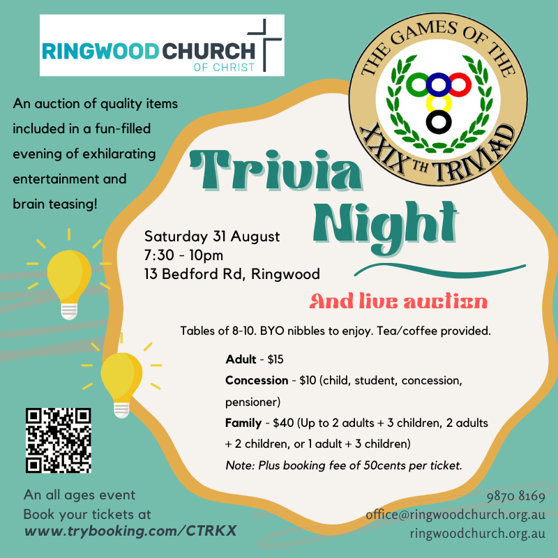 Trivia Night and Live Auction 2024